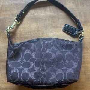 Coach Brown Signature Shoulder Bag